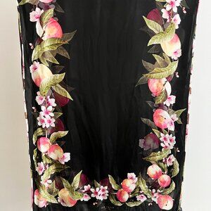 Ted Baker London 100% Silk Floral Scarf / Shawl – Like New